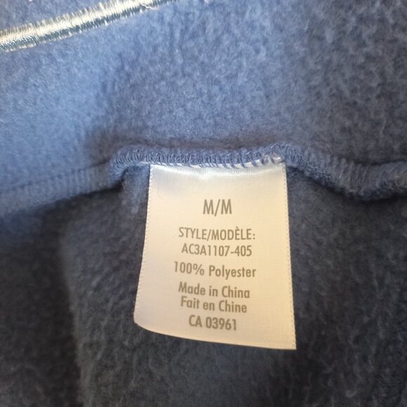 Women's Accent Collection Snowman Design Fleece Zippered Jacket Size Medium - Picture 7 of 7